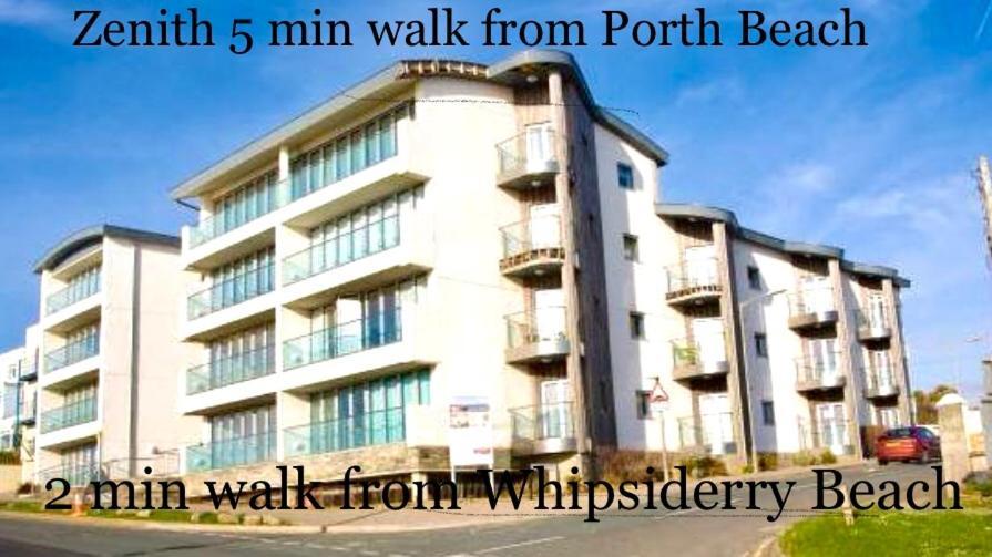 Seaview, Luxury Apartment, 2 Min Walk To Porth Beach New Quay Eksteriør bilde